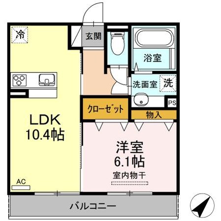 サンテカルムの物件間取画像